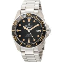 Certina/雪铁纳瑞士自动机械钛金属潜水表mm黑色盘灰带米防水男