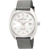 Certina瑞士天文台认证防水米石英男士多功能商务休闲腕表