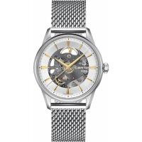 Certina雪铁纳男士瑞士自动机械表DS开面设计不锈钢银色腕表