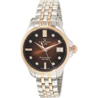 雪铁纳(CERTINA)女表机械自动防水200米不锈钢双色表盘时尚百搭经典腕表