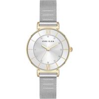 Anne Klein/安妮克莱因女款金色闪耀网格手链表时尚优雅圆形手表