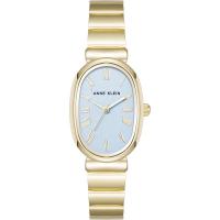 Anne Klein/安妮克莱因女表矿物玻璃镜面日式石英机芯金属表带蓝