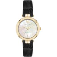 Anne Klein女士石英手表矿物玻璃镜面金属表带防水