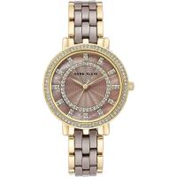 Anne Klein安妮克莱因 上新手表米色正品女表金色 AK3810BNGB