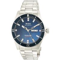 Mido深海之星瑞士自动机械防水蓝盘男表