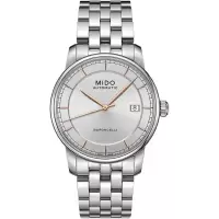 Mido瑞士手表 Baroncelli系列长动能男士自动上链机械表 轻奢腕表