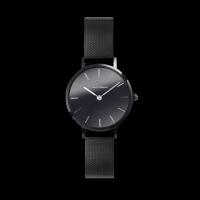 Daniel Wellington黑色女表简约时尚防水石英表高质感经典款