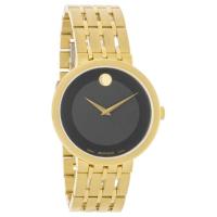 Movado摩凡陀男士经典时尚腕表不锈钢表壳优雅设计防水米