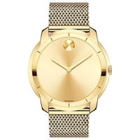 Movado男士石英防水金领商务休闲瑞士原装进口手表