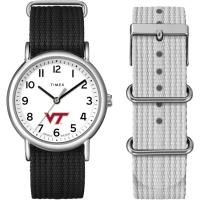 TIMEX/天美时女式mm休闲腕表尼龙表带白盘黑带防水米