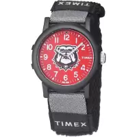 TIMEX/天美时女款mm红面黑带防滑腕表运动休闲手表