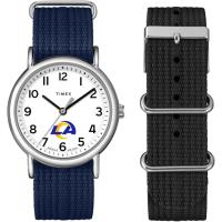 TIMEX/天美时洛杉矶公羊队定制款多功能尼龙表带石英防水女款都市