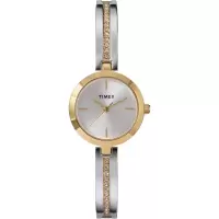 TIMEX女士石英手表 水晶镶嵌时尚商务休闲腕表女表