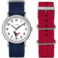 TIMEX女款mm休闲运动腕表蓝带白盘防泼水