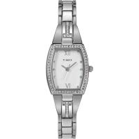 TIMEX女款简约时尚mm金属表带银色腕表优雅日常佩戴选择