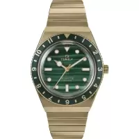 TIMEX石英表绿色玛瑙表盘时尚休闲女士表