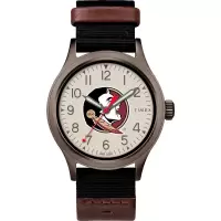 TIMEX男士运动风格防水手表 黑色快扣尼龙表带