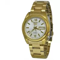 Seiko/精工女表自动机械银盘金钢带mm防水表盘简约时尚表