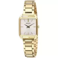 SEIKO女款石英表银色表盘自动机芯防水金钢表带