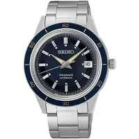 SEIKO男款石英表自动机械日历夜光多色盘不锈钢表带