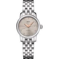 Mido瑞士手表 贝伦赛丽系列 迷你小表盘真钻女士机械腕表