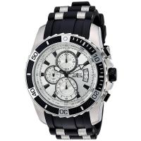 因维克塔(INVICTA)男士石英表48mm大表盘两色硅胶表带防水表