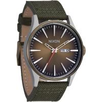 Nixon男士经典机械防水mm表盘mm尼龙表带腕表