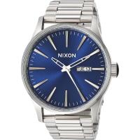 Nixon男表 男士蓝色日历不锈钢防水时尚休闲腕表 精致百搭送男友