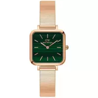 Daniel Wellington中性日韩腕表绿色表盘手表Quadro Studio 22mm