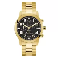 GUESS男士手表 Atticus 经典商务休闲石英日显计时码表手表