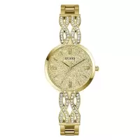 GUESS珊瑚金石英女表简约时尚轻奢腕表