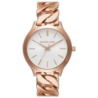 Michael Kors迈克科尔斯手表女石英圆形表盘不防水玫瑰金色表壳