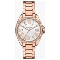 Michael Kors迈克科尔斯手表女石英圆形表盘银色表盘不锈钢材质