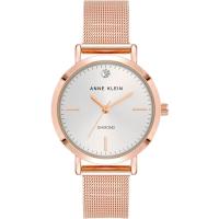 安妮克莱因(ANNE KLEIN)女式石英表金色表盘金属表带轻奢时尚简约腕表