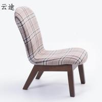 实木矮凳布艺靠背椅子简约换鞋软凳休闲小沙发儿童椅北欧茶几凳定制