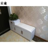 口家用换鞋凳式白色简约储物鞋柜进玄关穿鞋的凳鞋柜沙发凳定制