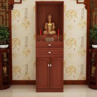 佛龛立柜带供桌供台佛柜财神爷观音神龛柜供奉关公神像柜佛像柜定制