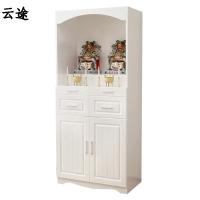 佛龛立柜带财神爷关公神像佛柜神台供台家用观音菩萨供奉桌简约定制