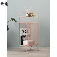 北欧软装装饰品 卧室铁艺创意杂志架落地简约书架置物架定制