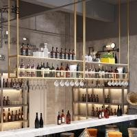 欧式吧台吊架悬挂酒杯架红酒杯吊架葡萄酒杯倒挂高脚杯酒架吊杯架定制