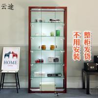商用玻璃展柜产品礼品样品展示柜陈列柜家用透明玻璃红酒柜子定制