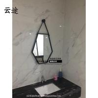 北欧浴室镜卫生间镜子壁挂镜六边形菱形挂镜异形装饰镜现代试衣镜定制