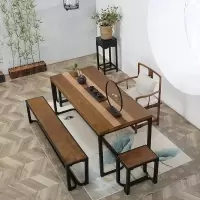 新中式白蜡木茶桌椅组合现代简约功夫泡茶桌实木茶几茶艺桌喝茶桌定制