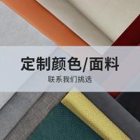 简约现代现代单人皮沙发客厅表情小户型大型组合可做床定制 定制颜色/面料差价专拍 单人