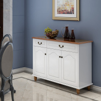 餐边柜现代简约酒柜微波炉碗柜客厅储物柜烤漆茶水柜定制 1.2米单层城区内无玻璃单门