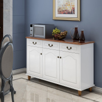 餐边柜现代简约酒柜微波炉碗柜客厅储物柜烤漆茶水柜定制 1.4米单层城区内无玻璃单门