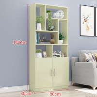 简约现代客厅屏风隔断柜进玄关柜双面厅柜鞋柜家用书柜储物柜定制 180*80枫木组装框架结构