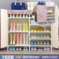 简易鞋柜收纳防尘家用口经济型储物柜多层组装置物架鞋架省空间定制 B3午后花园