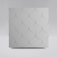 简约北欧边柜现代鱼鳞柜客厅轻奢酒茶水储物玄关鞋柜餐边柜定制 灰色双门