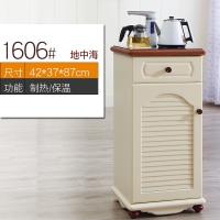 笛浪制冷制热多功能茶水柜现代简约家用客厅餐边柜饮水机柜茶柜定制 1606#地中海茶水柜单门